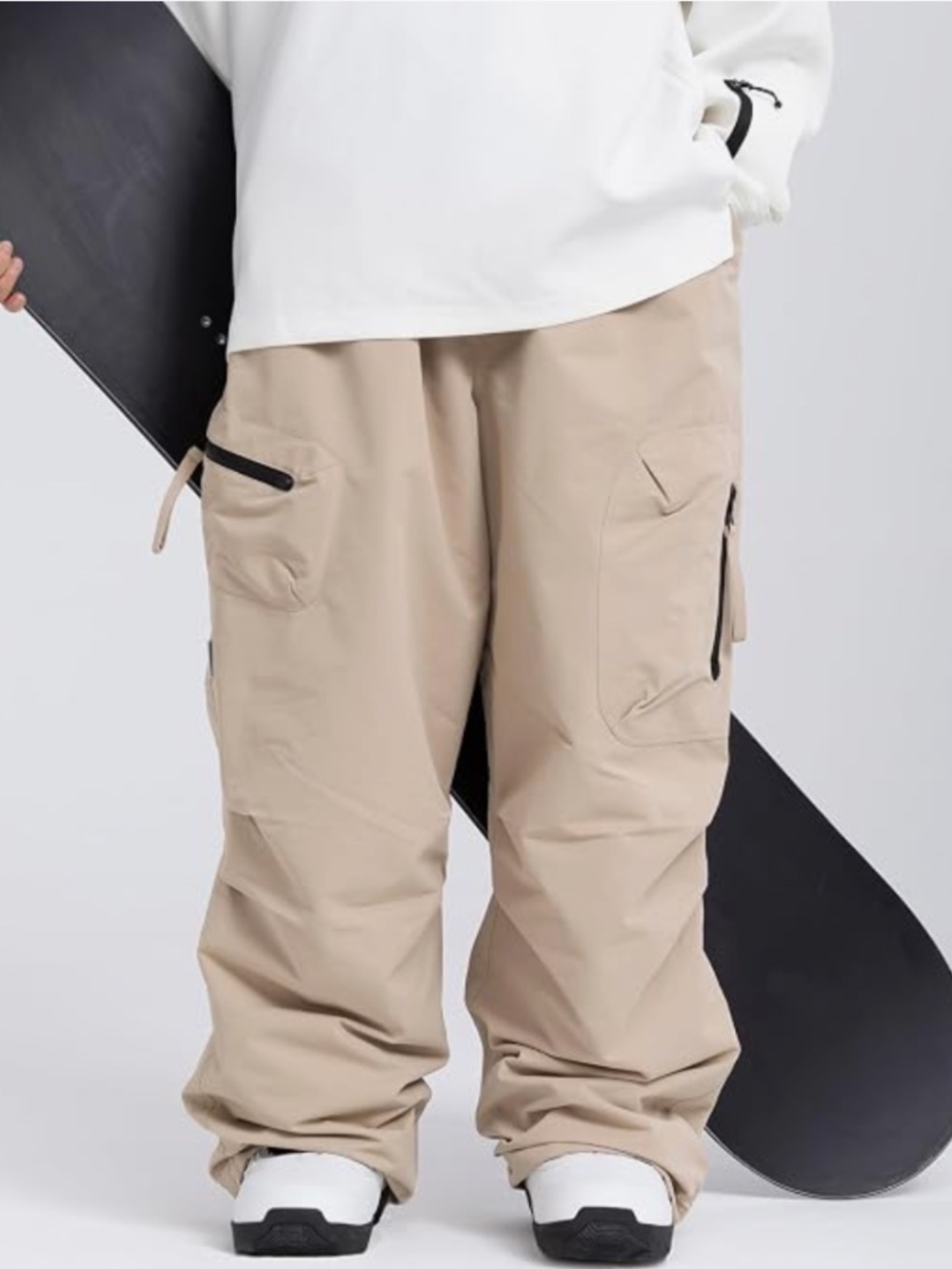 NEW SNOWVERB Loose Fit Ski & Snowboard Snow Cargo Pants for Mens and Womens